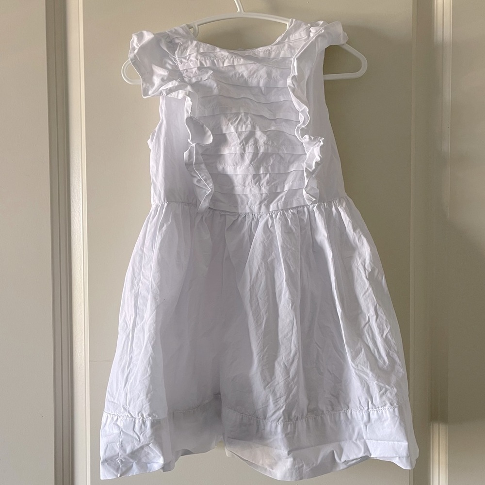 BURBERRY // authentic vintage white toddler girl’s dress (2T)